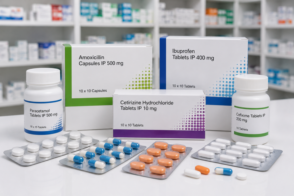 Generic medicines, tablets and capsules available at Kayush Pharmacy