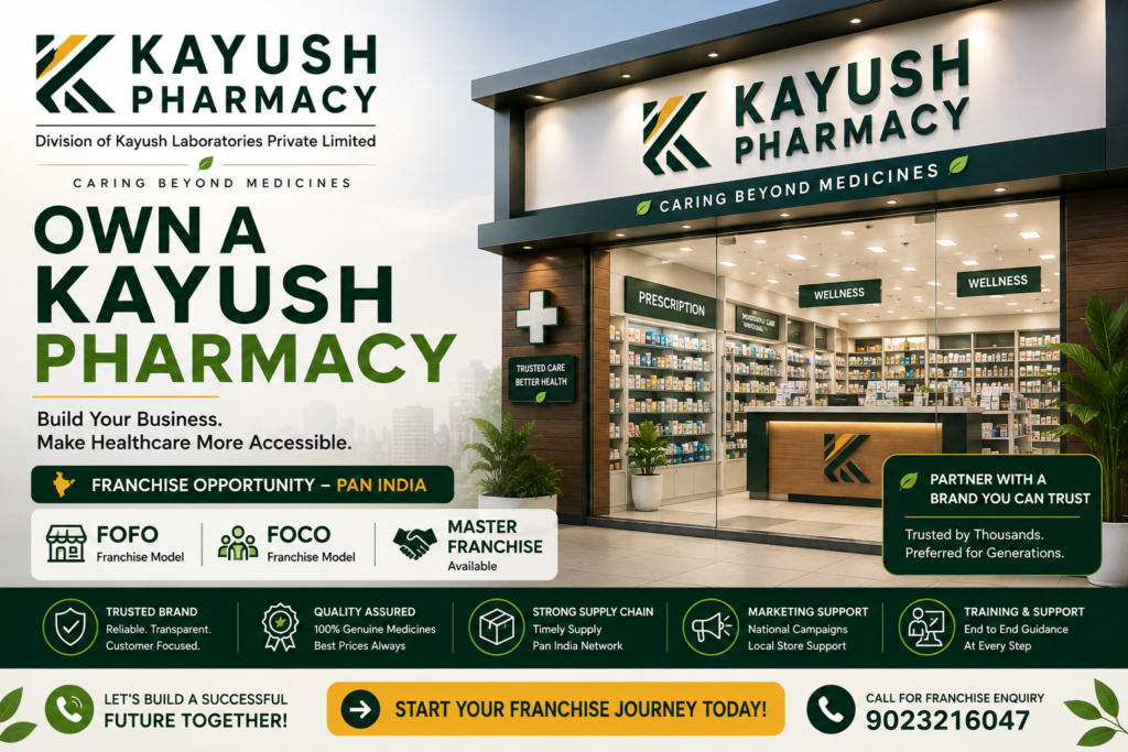 Pharmacy Franchise in India – Kayush Pharmacy